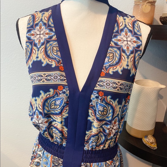 Laundry Floral Patterned Low V-Neck Dress - Picture 7 of 11